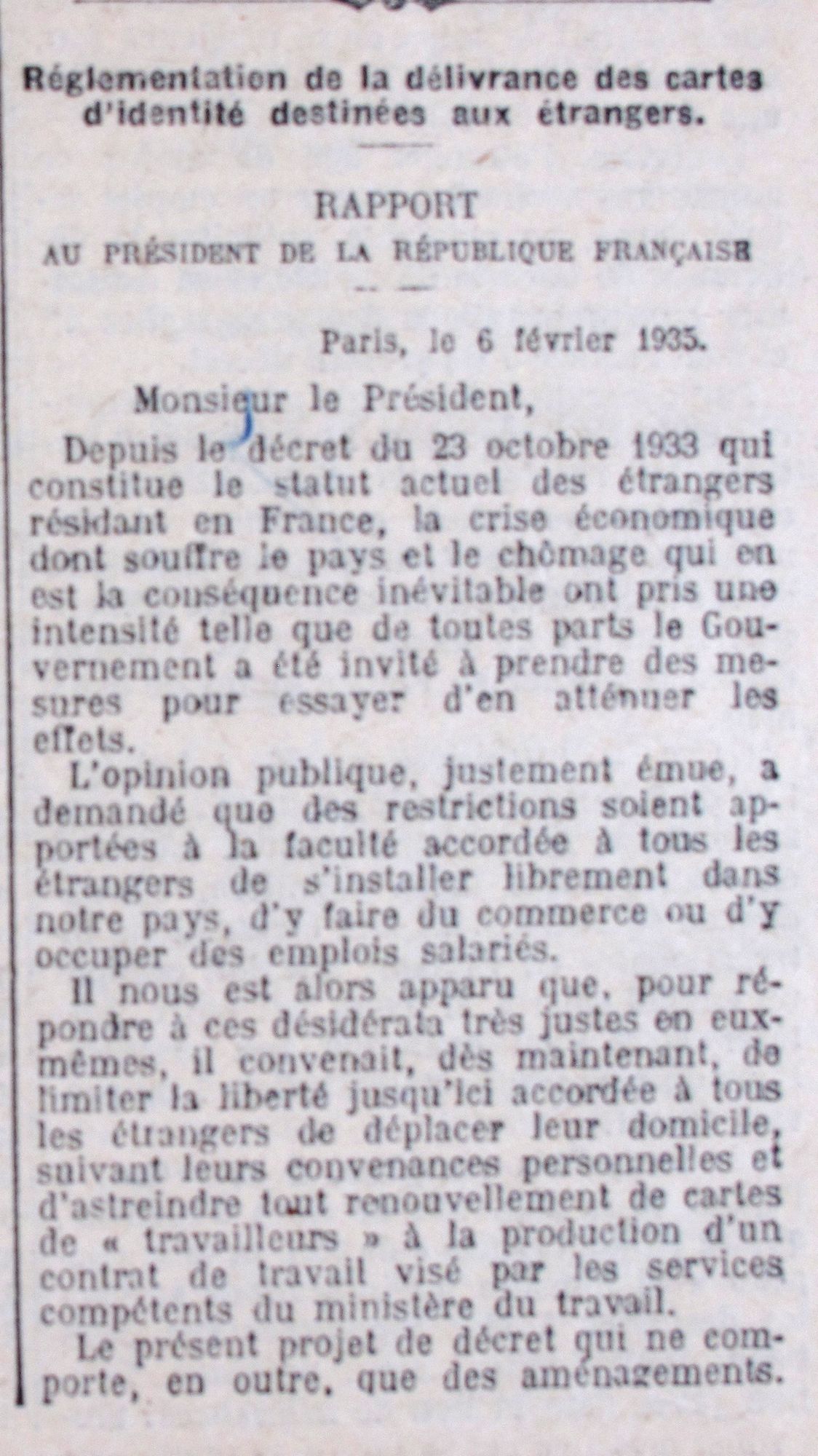 D'ailleurs. Crise économique et rejet de l'étranger