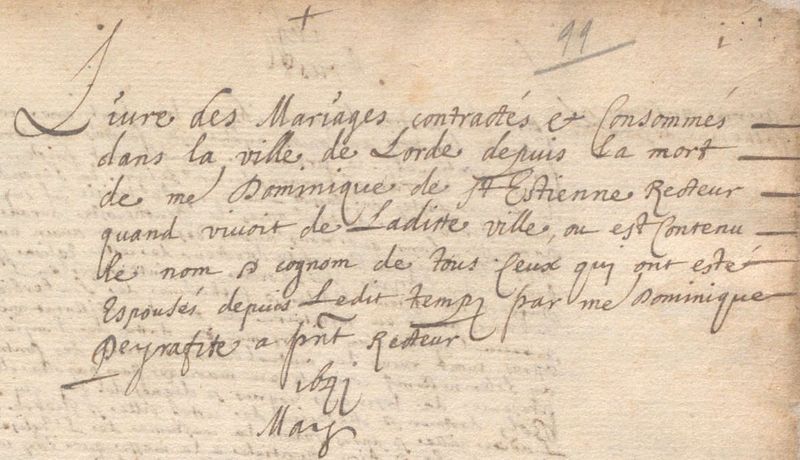 Mise en ligne de l'état civil de Lourdes de 1641 à 1922 ! 