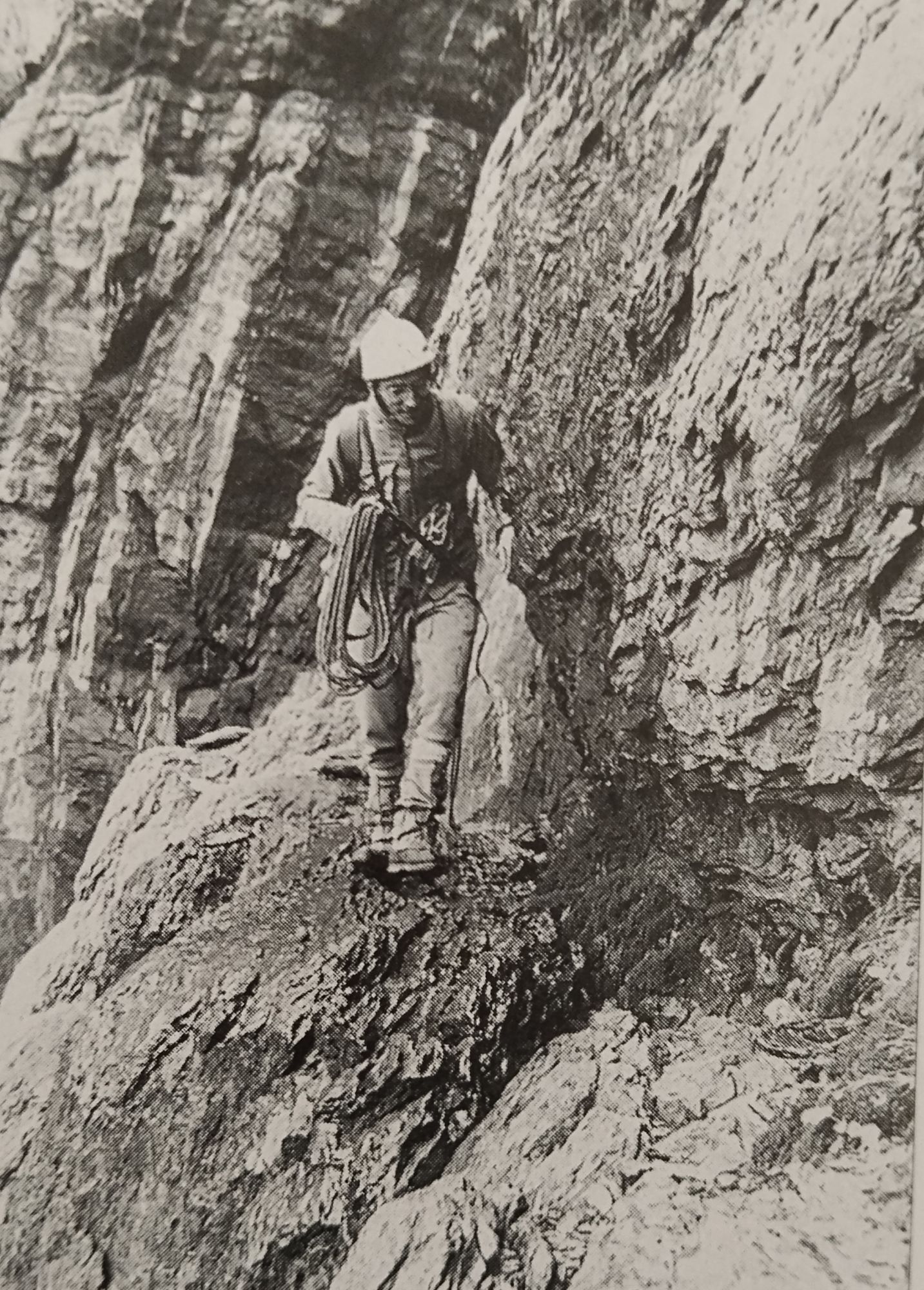 Jean-François le Nail au Mur de la Cascade