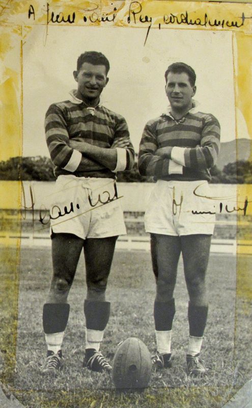 Jean et Maurice Prat, joueurs du FC Lourdais (s.d.) - fonds Jean-Paul Rey, 225 J non classé